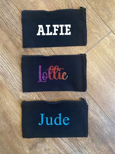 Personalised black pencil - personalised, case
