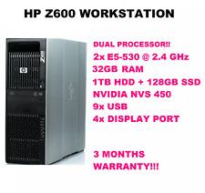 HP Z600 WORKSTATION  1TB HDD