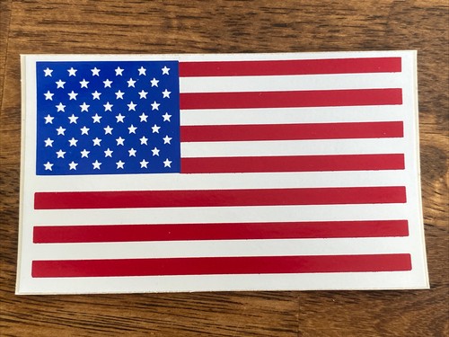 American usa flag sticker - 5”,