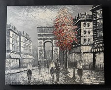Original Oil Painting Parisian