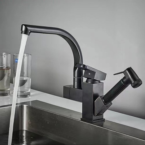 Matt black monobloc - matt, kitchen