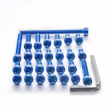 Aluminium Engine Kit Yamaha FZR750 EYA330 Blue | Pro-Bolt