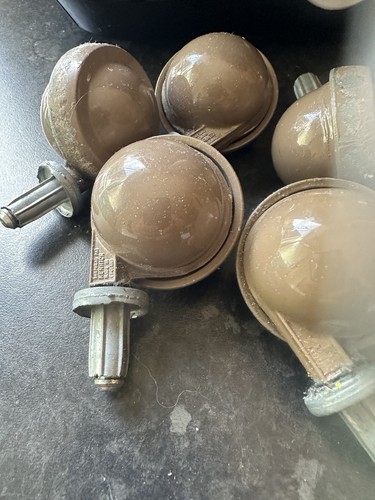 Vintage ball castors - vintage,