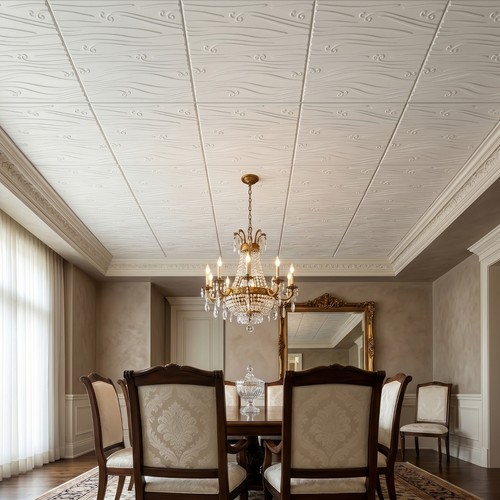 Diy ceiling tiles glue - ceiling,