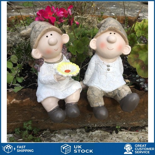 Charming sitting garden elf - charming,