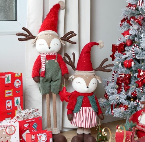 Sleigh bell reindeer pull - reindeer,