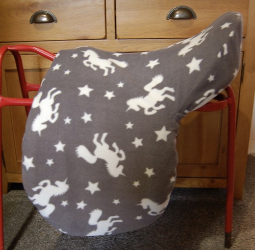 Fleece saddle cover - fleece,
