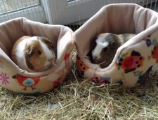 ****8 DESIGNS***10" *GUINEA PIG BED  HEDGEHOG CUDDLE CUP WITH REMOVABLE PAD