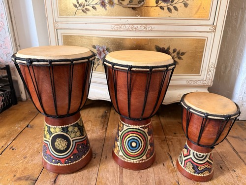 Djembe drum africa - 3x, folk