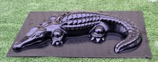 Concrete Mold Crocodile Decorativ Casting Cement Gator Alligator 1pc A06 Small