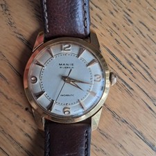 Vintage Manis 21 jewels InCabloc automatic mens watch