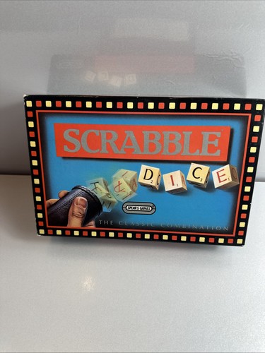 Scrabble dice deluxe board - dice,