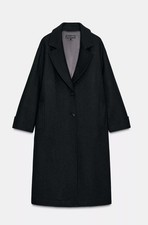 BNWT ZARA BLACK OVERSIZED COAT