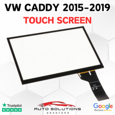 VW VOLKSWAGEN CADDY 2015-2019 TOUCH SCREEN DIGITIZER MEDIA HEAD UNIT SAT NAV