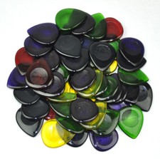 50pcs 3mm Standard Teardrop Jazz Picks Plectrums For Electric Guitar Jazz