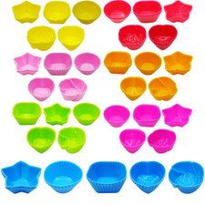 4 PACK Silicone Cupcake Cases