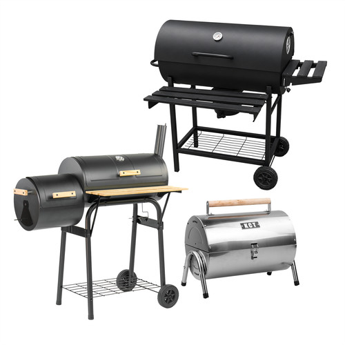 Outdoor garden barrel bbqs - outdoor,