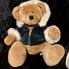 Harrods 2001 Christmas Bear Vintage Collectible with Tags Dated Foot 15”