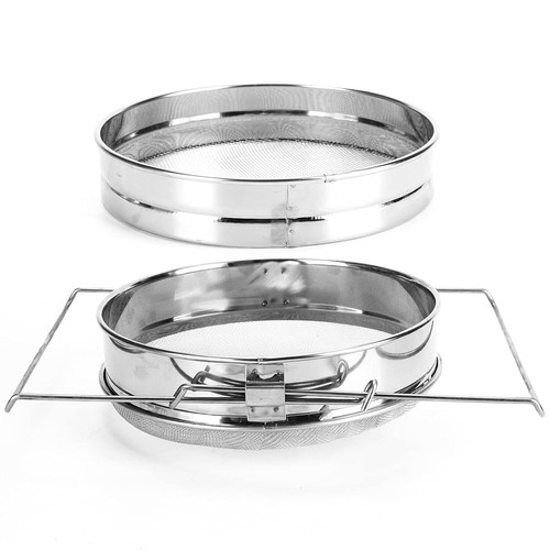 Stainless steel honey strainer - stainless,