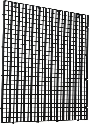 Black plastic aquarium divider - black,