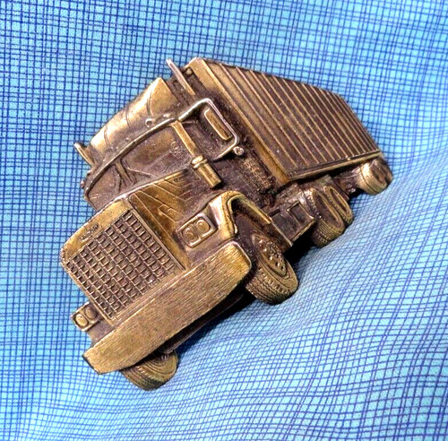 Trucker belt buckle - trucker,