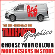 VW TRANSPORTER  GRAPHIC VOLKSWAGEN T4 T5 T6 CAMPER VAN DECALS SURF BOARD TR6