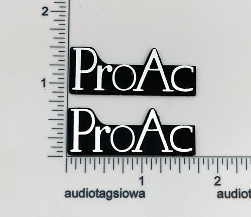 Proac incised speaker badge - speaker,