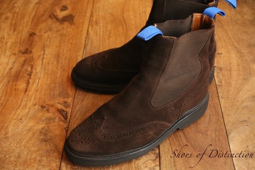 Trickers brown suede - suede, chelsea
