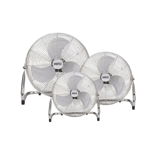 Chrome floor fan - chrome,
