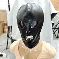 PU Leather Hood Head Harness