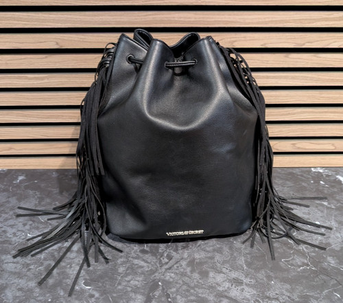 Victoria secret black faux - black,