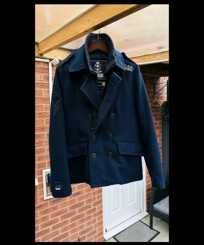 Superdry men peacoat - men's, size