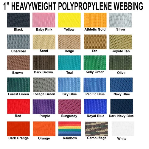 Inch polypropylene webbing - 1,