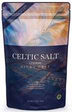 Celtic Sea Salt - 250g Light Grey Coarse Organic 100% Natural 82+ Minerals