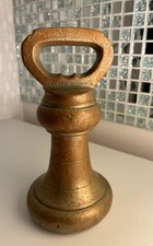 Antique 4lb Brass Bell Weight