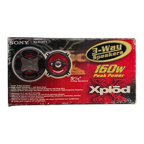 Sony xplod way 4 - sony, 1/4"