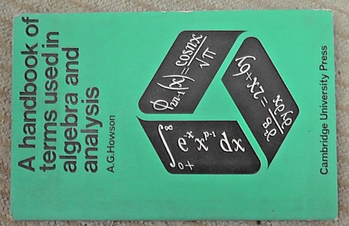 Handbook terms used - of,