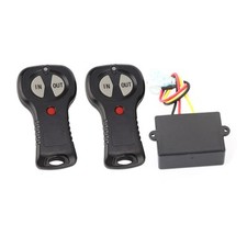12V Winch Remote Control Kit With Dual Transmitters For Truck