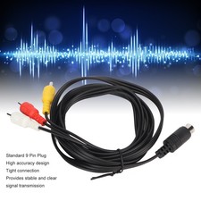 Mini DIN 9 Pin To 3 Cable Male