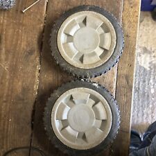 Webb Wer41sp. Petrol Mower. Front Wheels. Pair 