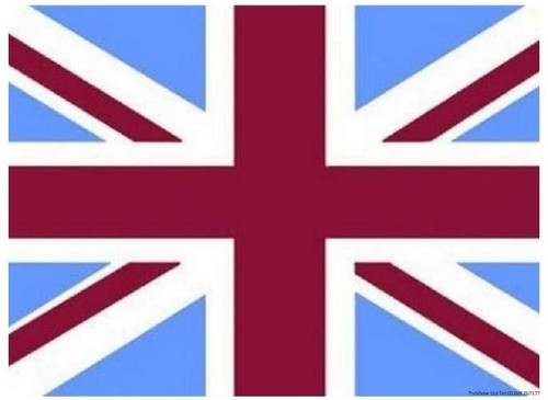 Claret blue union jack - jack, flag