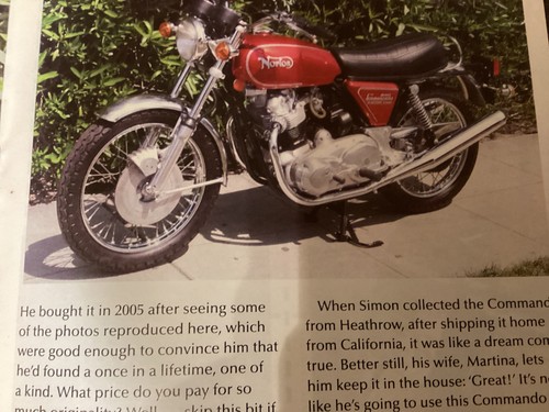 Norton commando mk3 motorcycle - mk3,