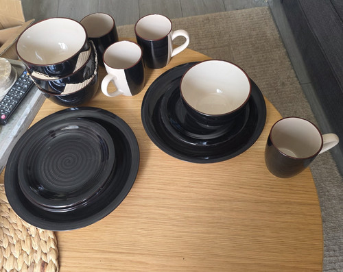 Dinner set plates bowls - dinner, set,