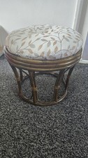 Vintage wicker pouffe - vintage,