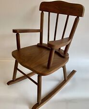 Very Small Wooden Rocking Chair 60cms High Vintage Dolls Toys Chair Retro Old