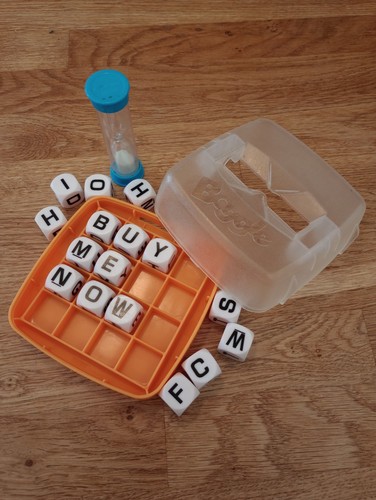Hasbro boggle word game - word,