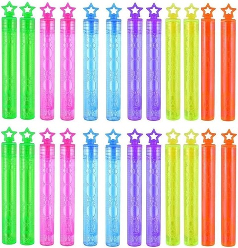 Neon bubble tubes star - neon,