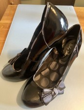 Ruby Shoo Black Patent Heels