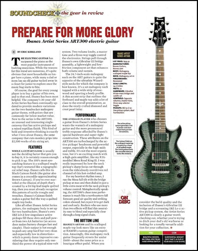 Ibanez artist series art300 - ibanez,