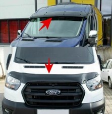 Sun Visor and Bonnet Protector Deflector 2 Pcs FITS Transit MK8 2019 onwards